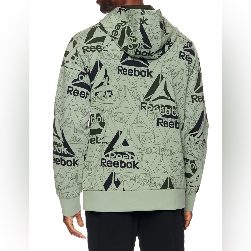 Reebok Men’s Unwind Hoodie Sz M New With Tags. Color is Sea Spray (green) - Picture 4 of 13